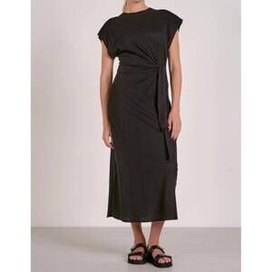 NEW ELAN jolene midi dress in black
